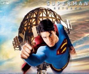 пазл Супермен, супергероя Flying